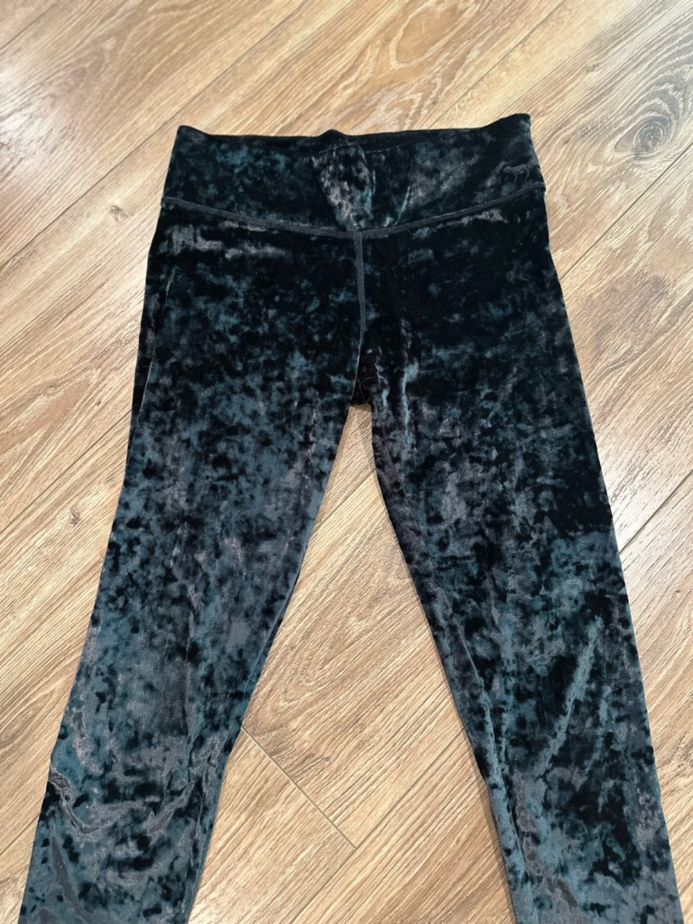 PINK Victoria's Secret Crushed Velvet Leggings